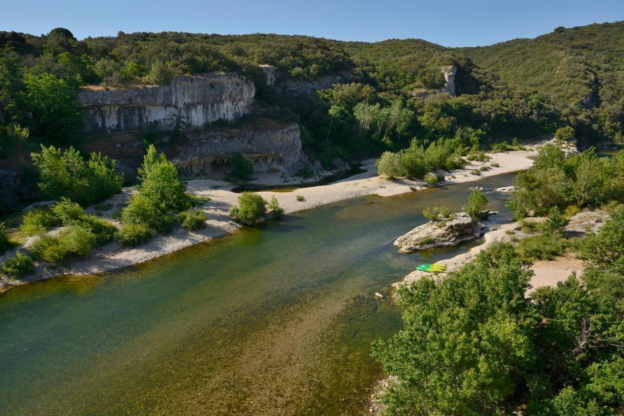 Hotel Restaurant Le Gardon - Pont Du Gard Collias Екстериор снимка